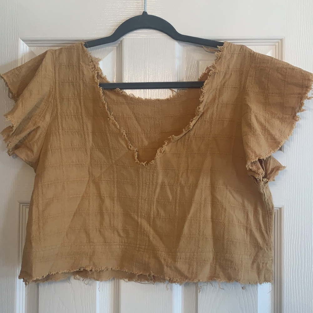 Loveriche boutique crop shirt - Picture 2 of 5